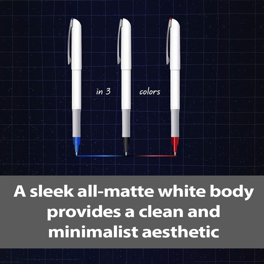 Pentel Floatune Rollerball, 1.0mm Bold Point, Blue Ink, Box of 12 (BY110-C)