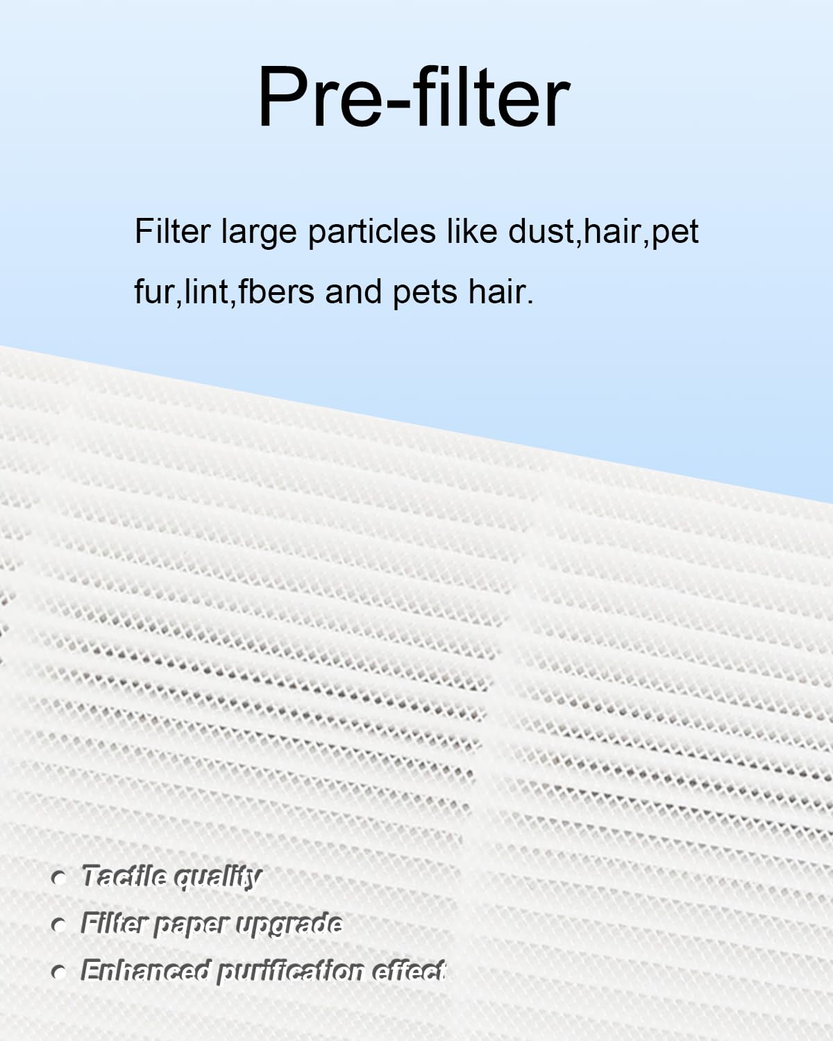 WOCASE 2 Pack AP-T45 AP-40FT Filters Replacement,True HEPA Filter Compatible with Homedics Total Clean 5-in-1 Air Cleaner Purifier AP-T40FL,AP-T40WT,AP-T40WTAR,AP-T45,AP-T45-BK,AP-T45-WT,Part #1461901