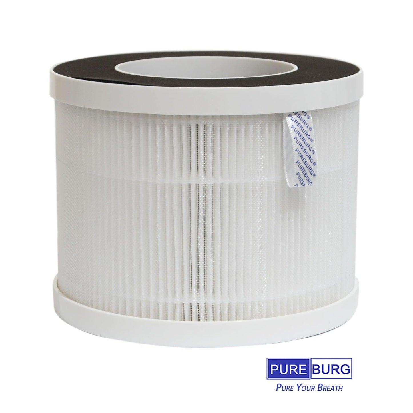 PUREBURG Replacement Filter Compatible with Happi KJ80 My Happi Air Purifier, H13 True HEPA and Activated Carbon Multi-Layer Filtration, Pack of 2