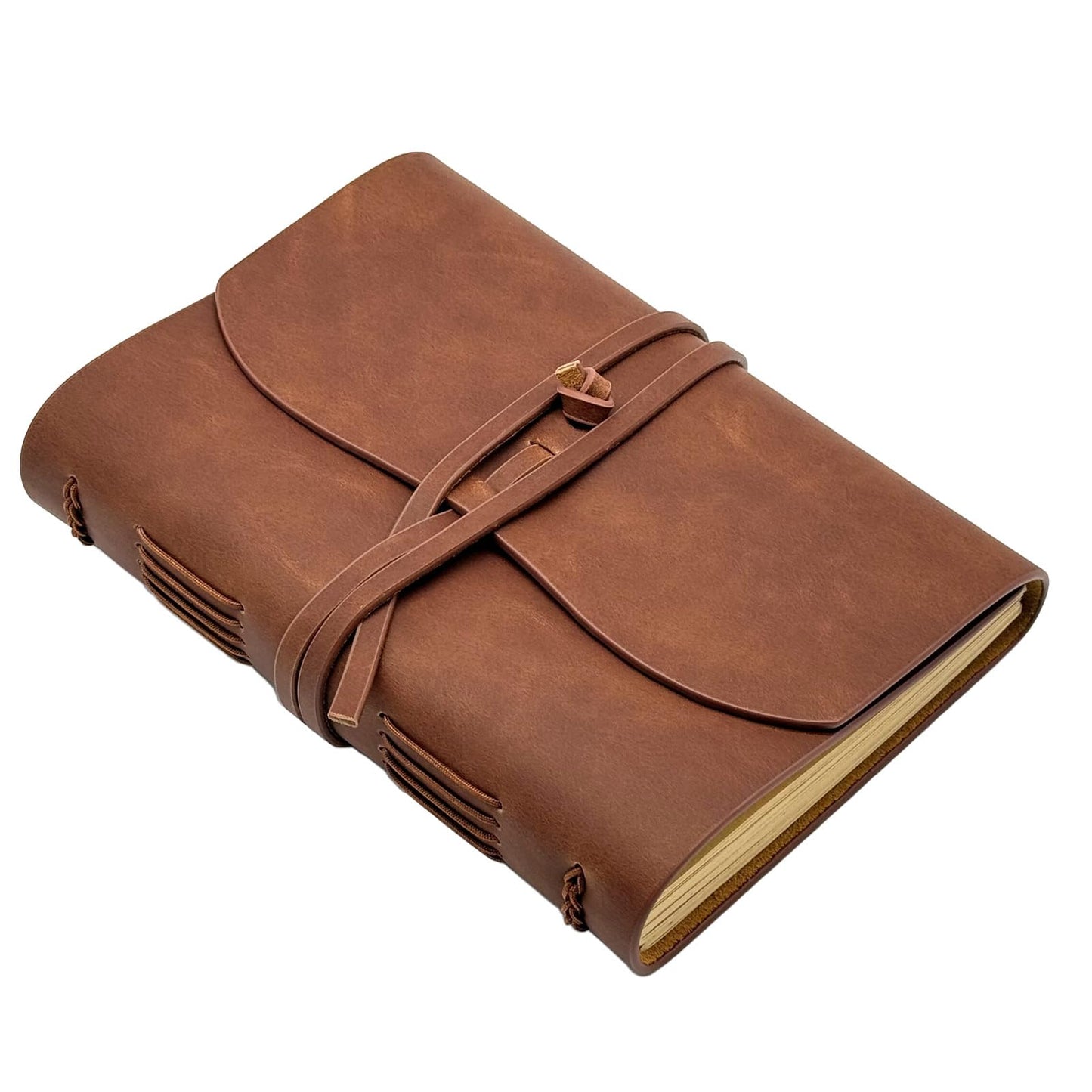 CooLeathor Large Notebook Journal - Genuine Leather Journals for Writing A4 Size Diary 8x10 Inch, Notepad For Women and Man, Gifts,Work,Travel Dark Brown