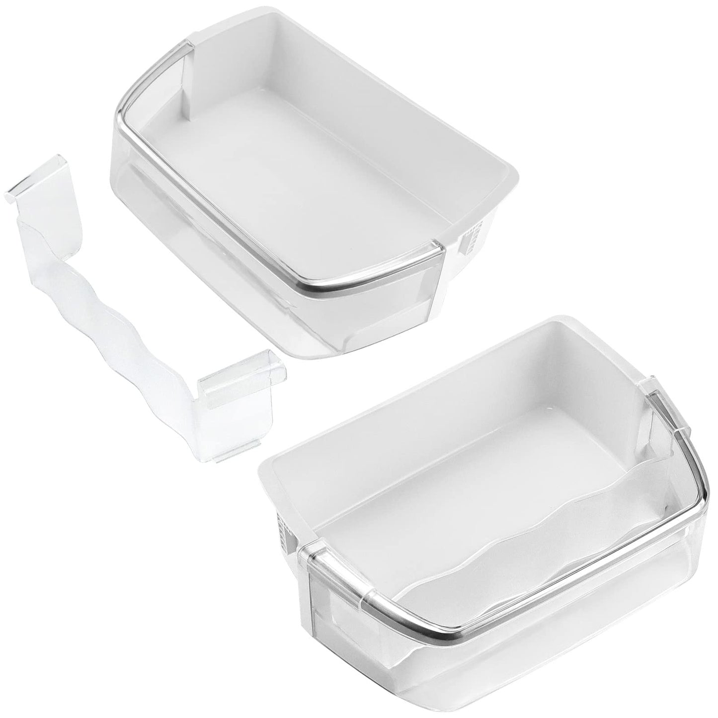 AAP73252202 AAP73252209 Refrigerator Door Bin Replacement for L-G Ken-more Elite Refrigerator 795 parts, Right Refrigerator Replacement Door Bin LFX25991ST LFX31925ST LFXC24726S - 2 PACK by Fetechmate