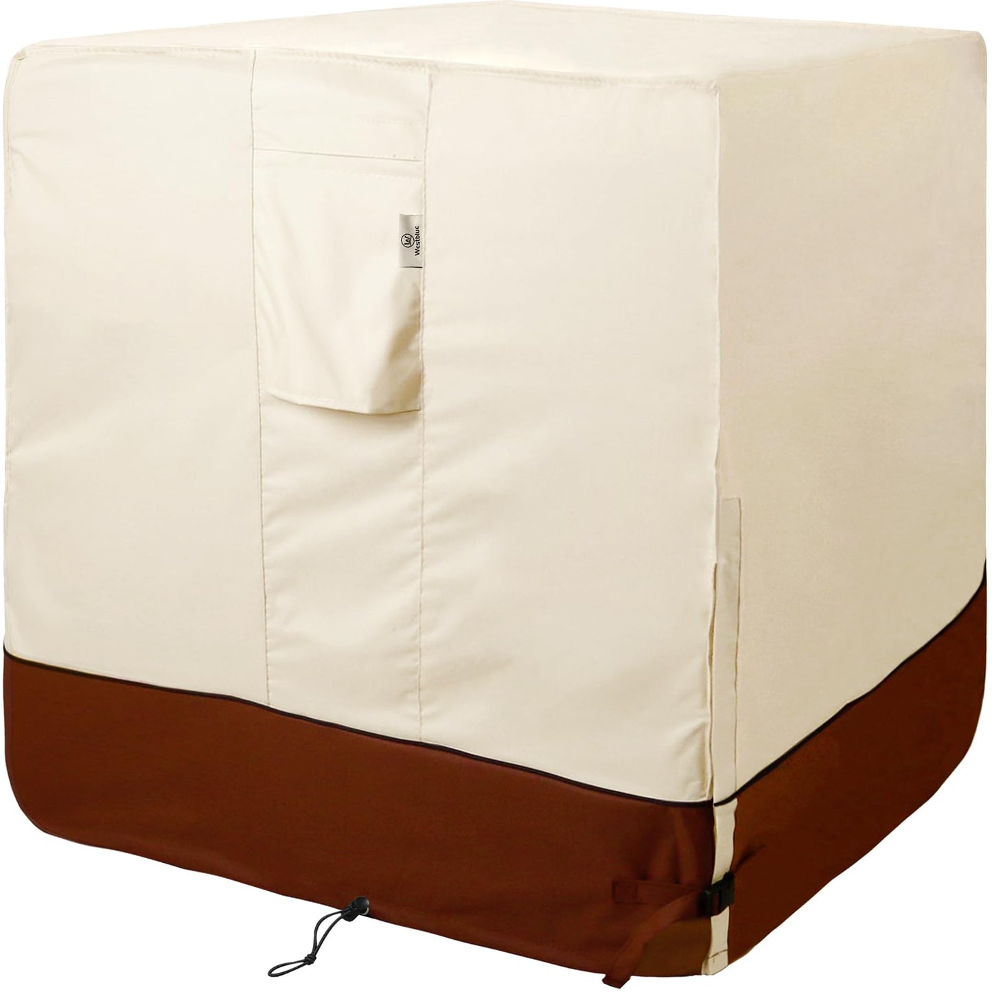 Westblue Air Conditioner Cover for Outside Units-Durable 600D AC Cover for Outside Unit Waterproof & Resistant AC Unit Covers Outdoor Central Square Fits up to 32x32x30 inches