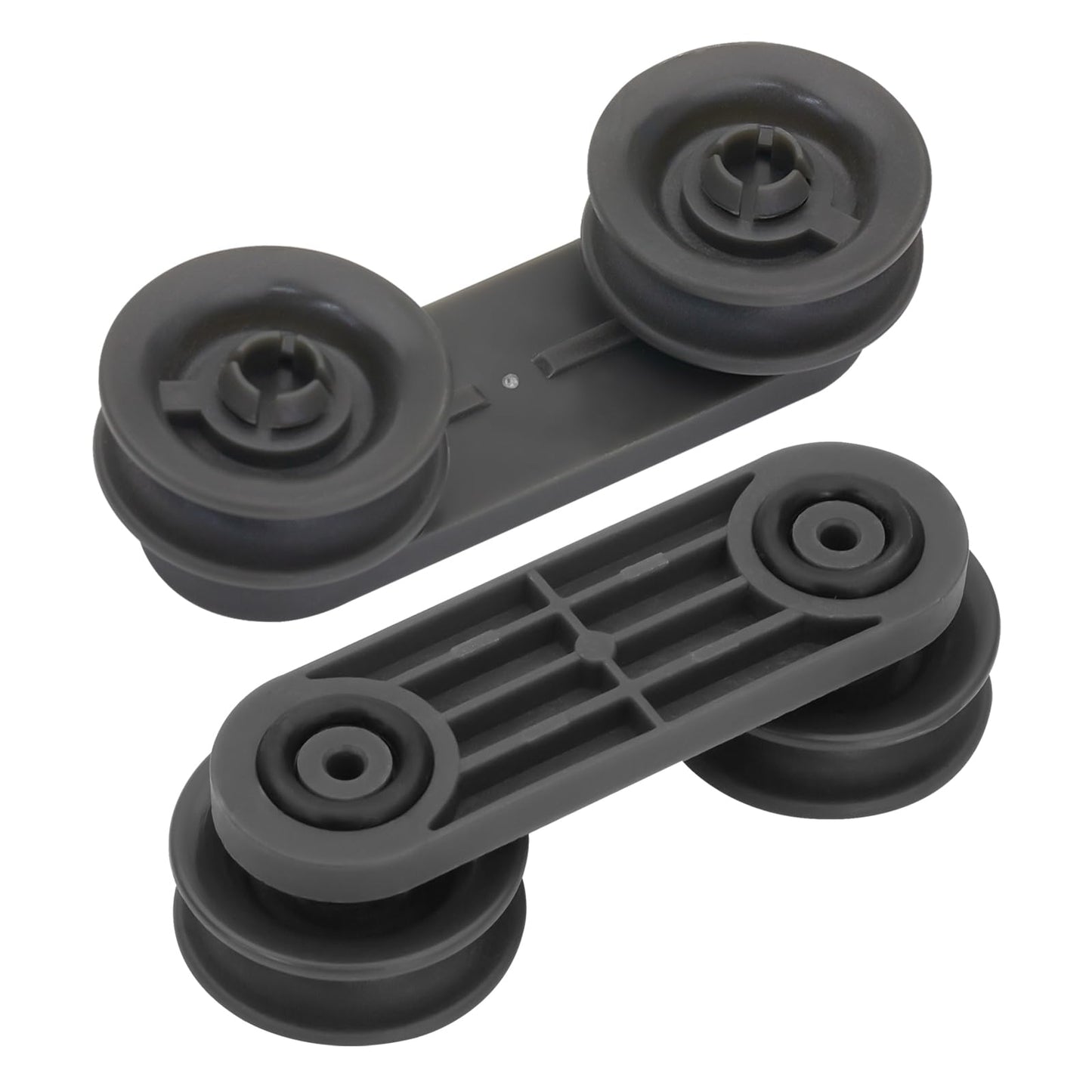 W10078083 WPW10078083 AP6014875 Dishwasher Dishrack Wheel Compatible with Whirlpool Wheel and Bracket Assembly 1446833, PS11748145 (2PACK)