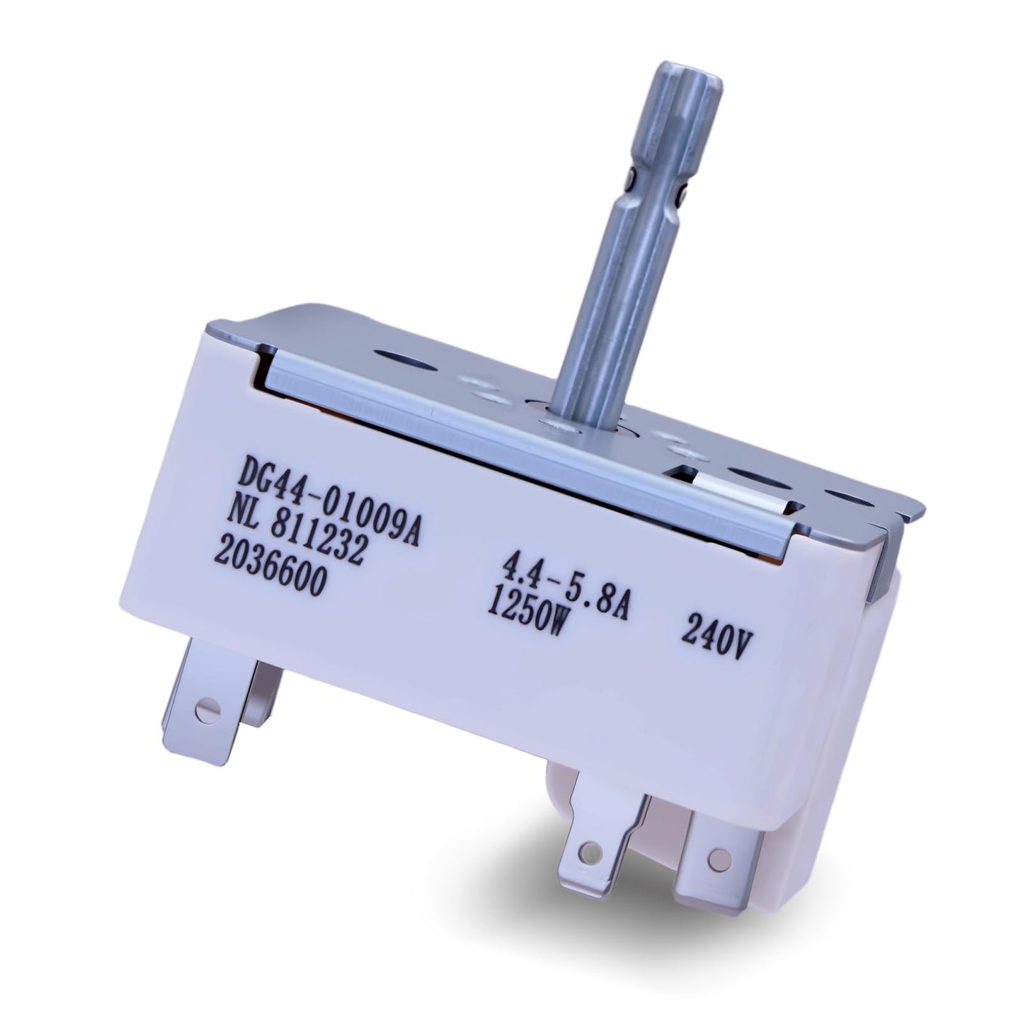 PAVIDANKER DG44-01009A Surface Element Burner Switch, Infinite Heat Control Replacement for Samsung Electric Range, Replaces AP5622587 PS4240807 3290424