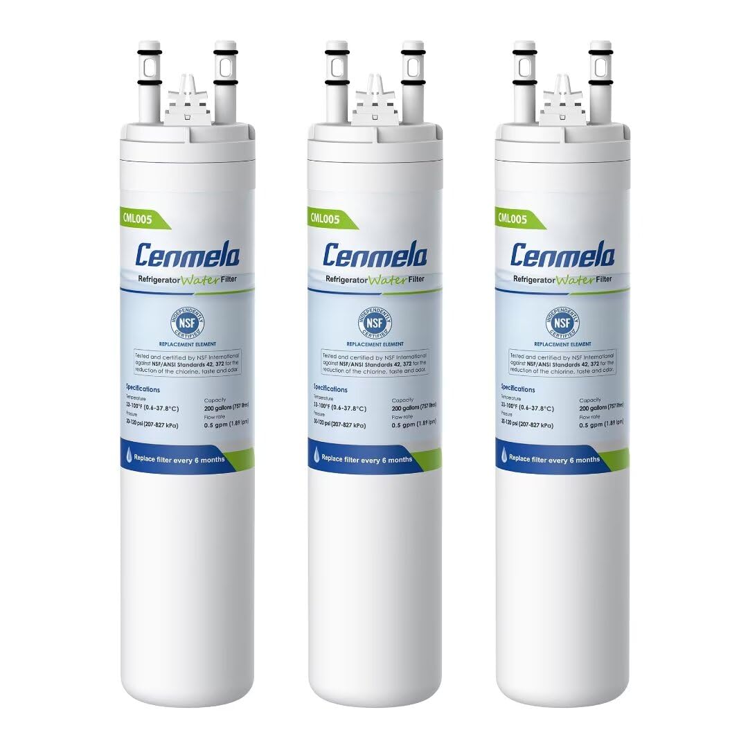Compatible with Frigidaire ULTRAWF, Pure Source Ultra, Kenmore 9999, 469999, 46-9999, A0094E28261, Height 11 inches, Pack of 3