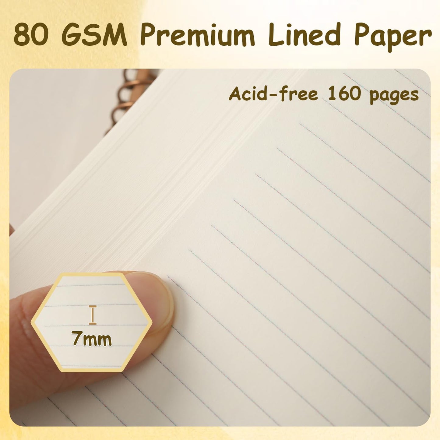Urby Left Handed Notebooks College Ruled, 160 Pages 1 Subject, Hard Cover, Size 11" X 9", Ideal Gifts For Left Handed People. (Premium Paper 4 Pack)