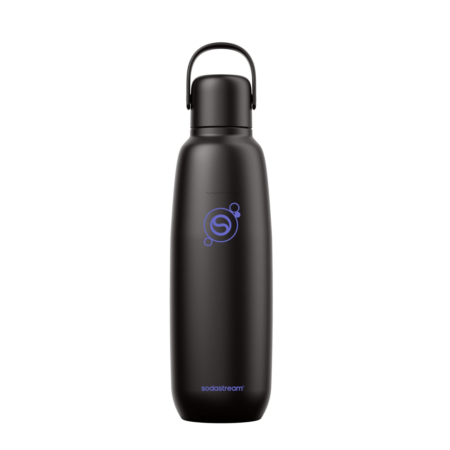 sodastream Fizz & Go Cool - All Metal Bottle (Black) Carbonating Bottle Capacity, 0.9L