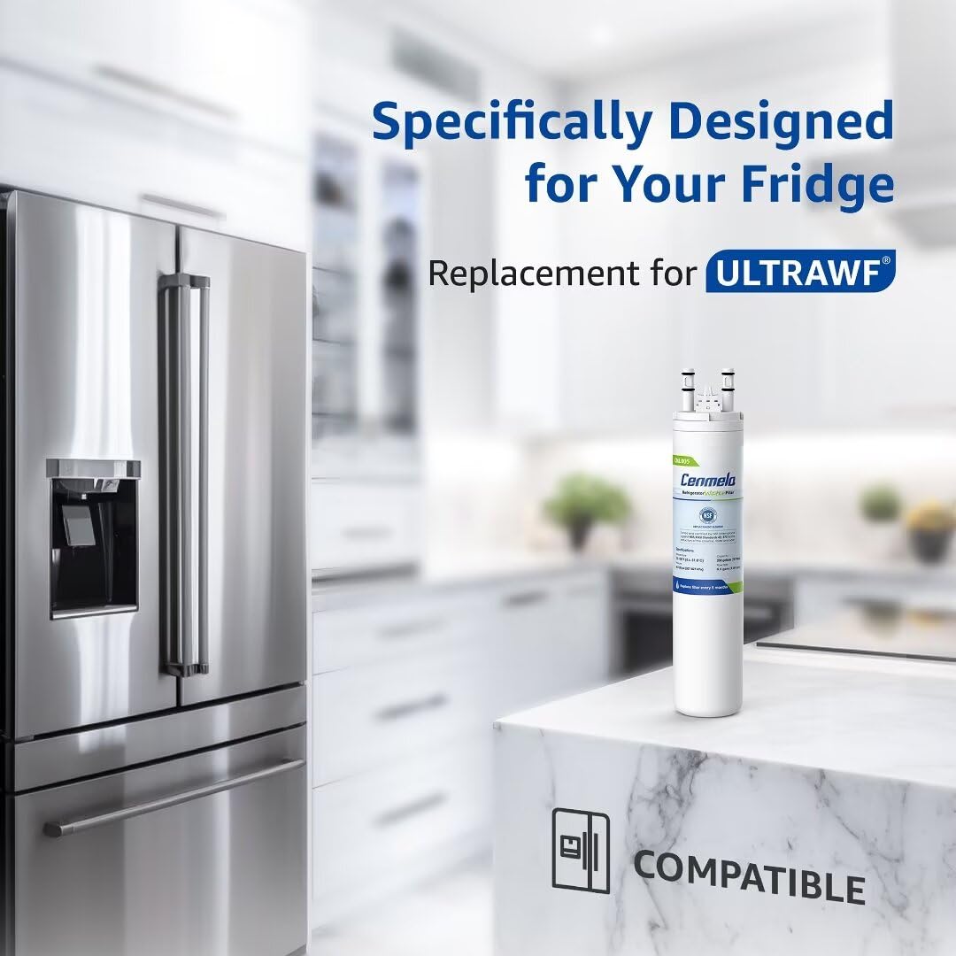 Compatible with Frigidaire ULTRAWF, Pure Source Ultra, Kenmore 9999, 469999, 46-9999, A0094E28261, Height 11 inches, Pack of 3