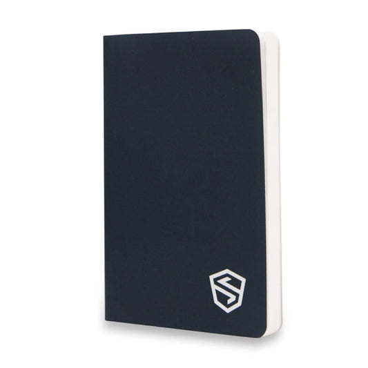 SHIELDFOLIO Stonebook - Crypto Seed Phrase Storage Notebook, Waterproof and Tear-Resistant Stone Paper, 80 Pages, Backup 50+ Wallets Offline, Cold Storage for Bitcoin, Ethereum, and All Hardware Wallets (Ledger, Trezor, Coldcard)