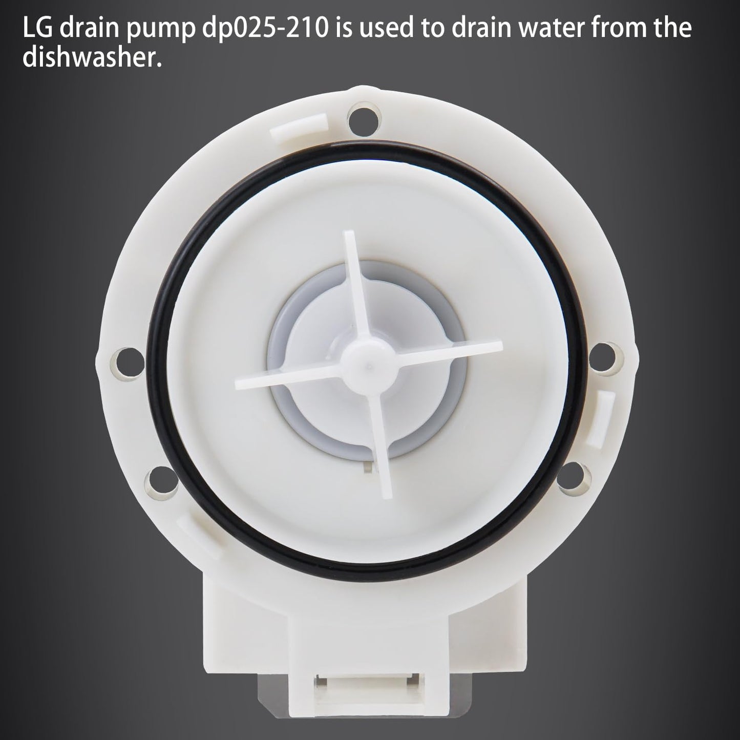 Siwdoy DP025-210 Dishwasher Drain Pump Compatible with LG Dishwasher