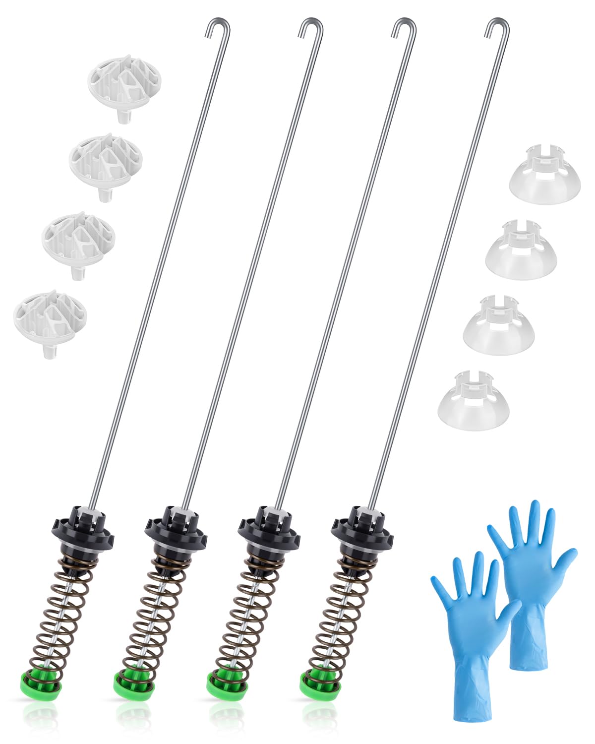 Upgraded W11130362 Washer Suspension Rod Kit for Whirlpool Maytag Kenmore Washer Replaces WTW5000DW2 WTW5000DW3 WTW5000DW1 MVWX655DW1 MVWC565FW1 W10594080 W10735786 W10748956 W10780040