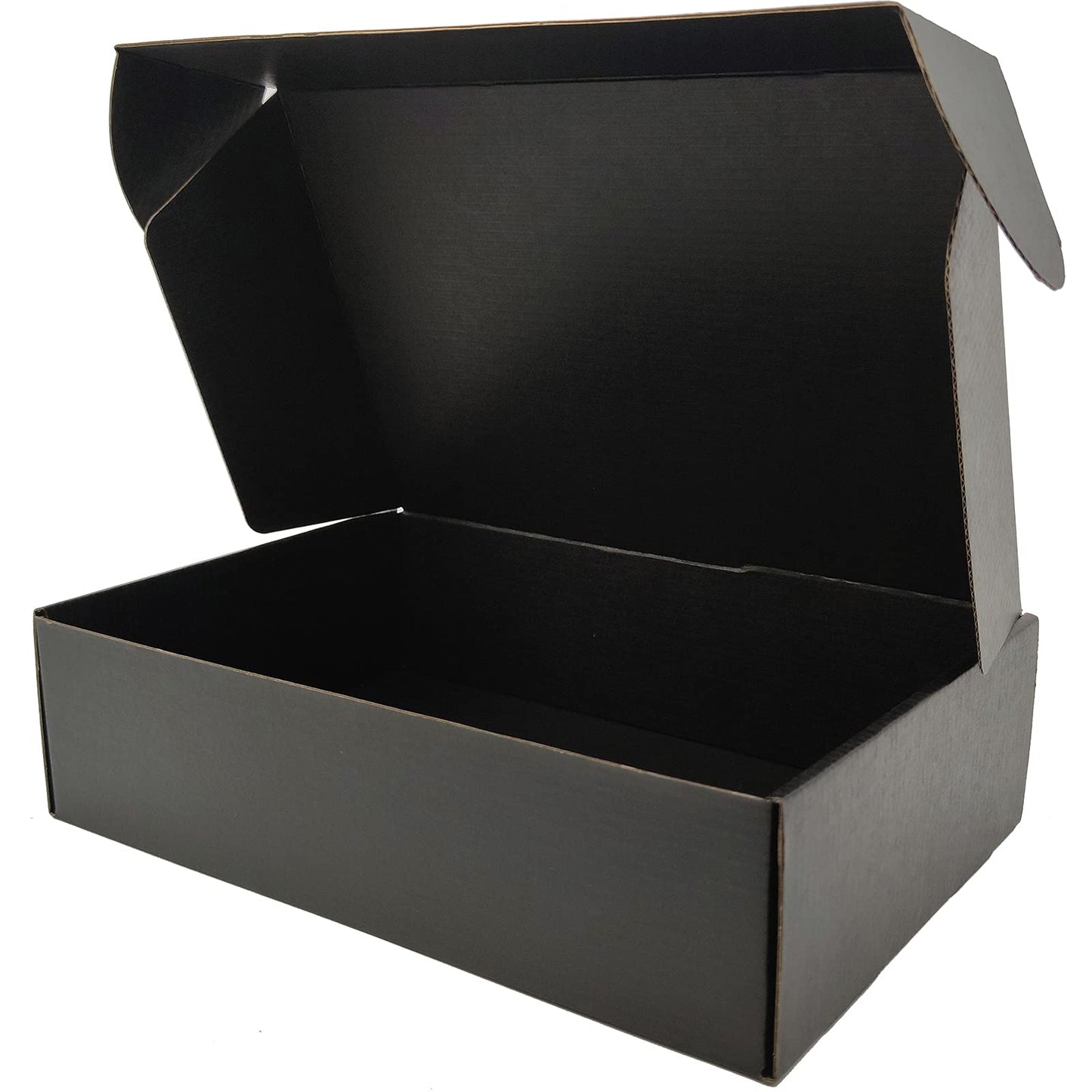 Lmuze Black Shipping Boxes for Small Business Pack of 20-12x9x4 inches Cardboard Corrugated Mailer Boxes for Shipping Packaging Craft Gifts Giving Products