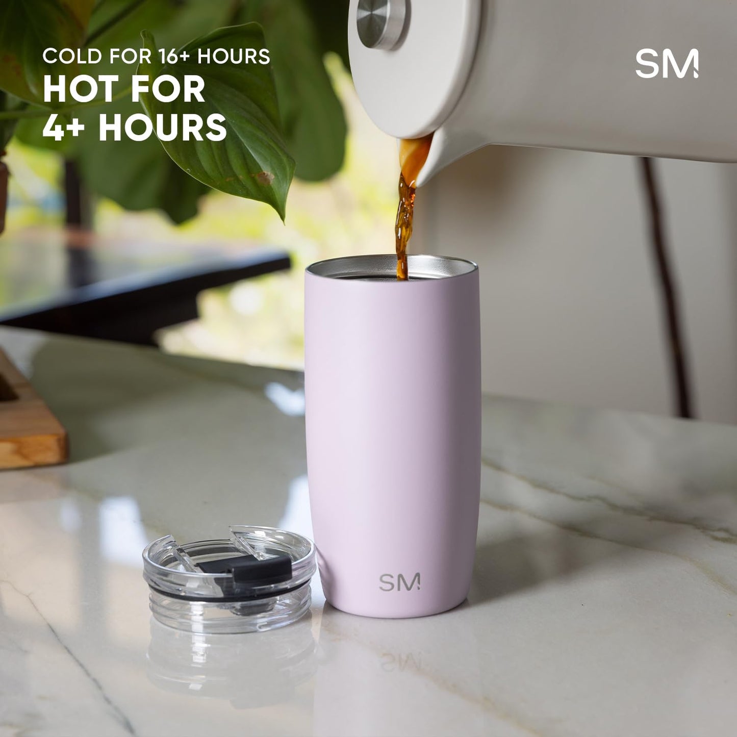 Simple Modern Voyager Tumbler with Flip Lid | Travel Coffee Mug | Insulated Stainless Steel Cold Brew Iced or Hot Coffee Cup | Gifts for Women Men Her Him | 12oz, Checkmate