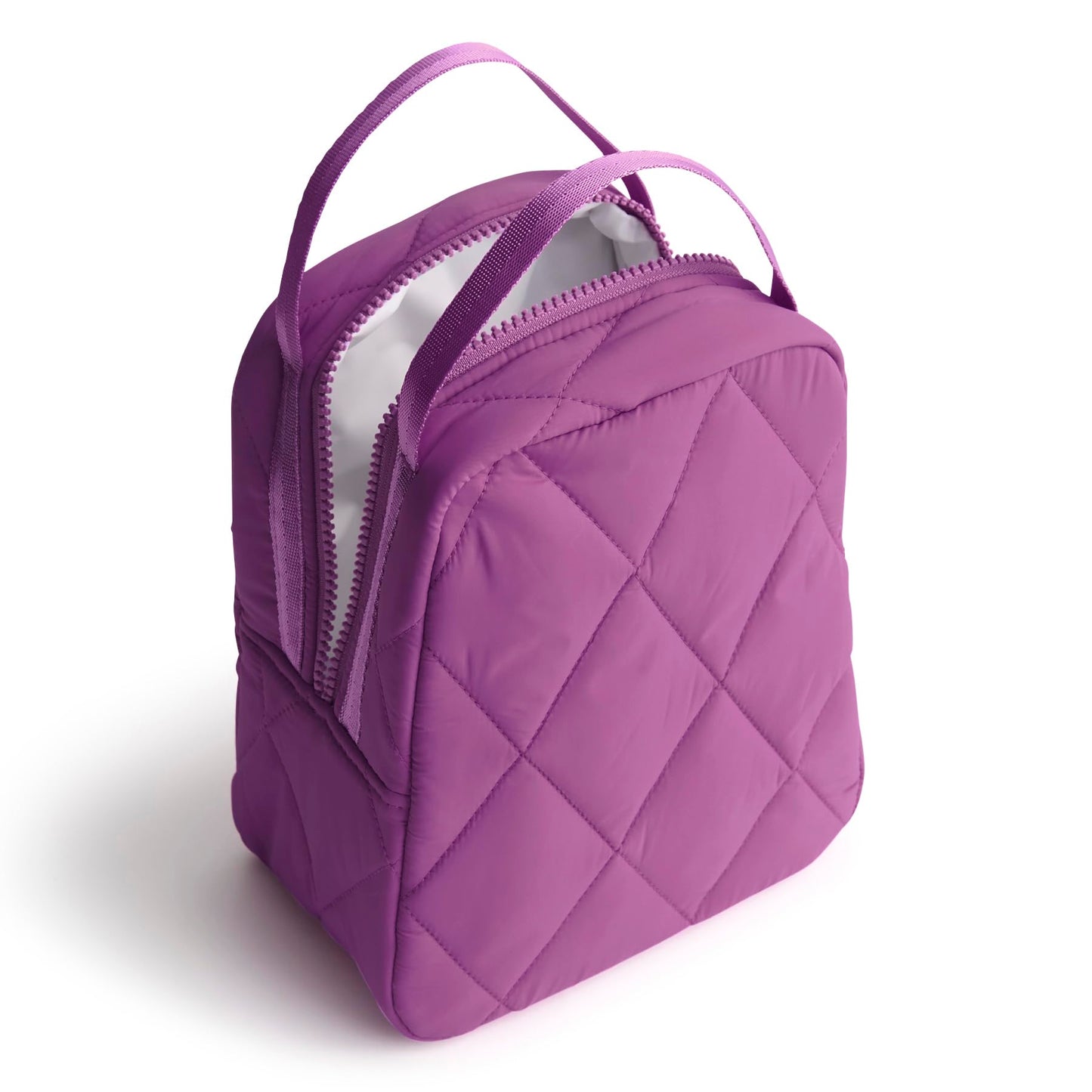 Vera Bradley Women's Featherweight Lunch Bag, Iris Orchid, One Size