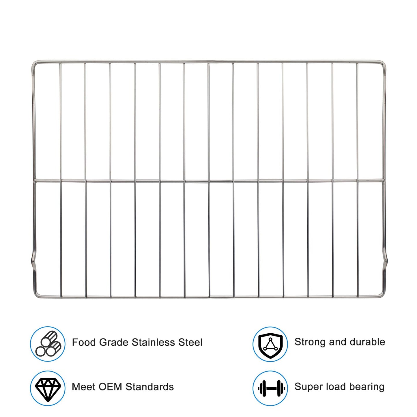 Upgraded 316496201 Range Oven Rack for GE Oven, 24 x 16 Inches Oven Rack Replace AP4040129, 316496207, 316404501 for Compatible with Frigidaire Range Oven