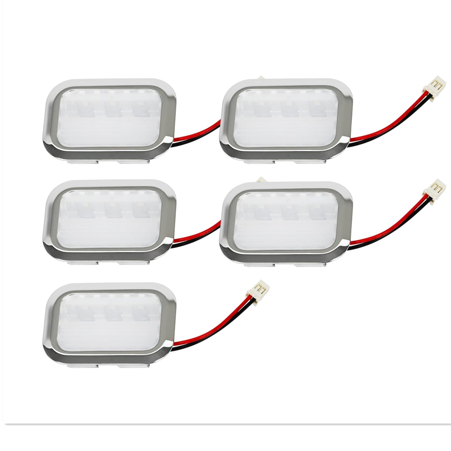 5PCS-W11484836 LED Light Module Compatible with Whirlpool,Jenn-Air, KitchenAid, Maytag, Refrigerators PS16221127, AP6990553,EAP16221127, W11229041 Refrigerator LED Light Module Assembly