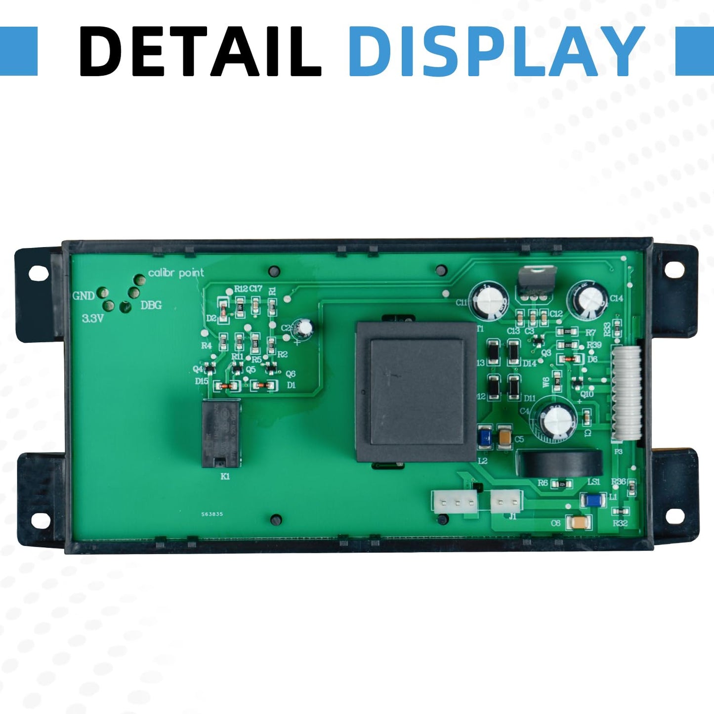 316455520 Oven Range Stove Clock Control Board Replacement Compatible with Electrolux Frigidaire Kenmore Replaces 5304518661 316455410