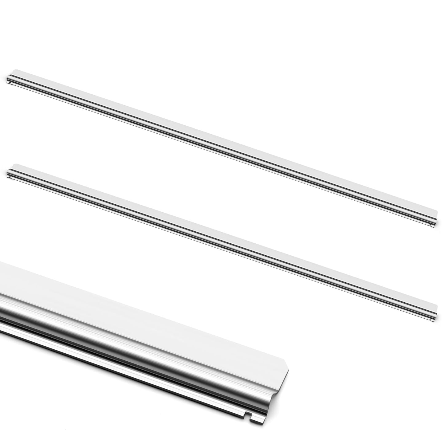 MorningRo 2 Pack Lateral File Bars File Cabinet Rails for 36" Wide Hanging File Folders Old Style Filing Cabinets Drawer Accessories