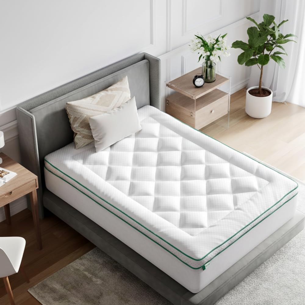 Novilla King Mattress Topper, Extra Thick Pillow Top Mattress Pad, Down Alternative Fill Breathable Cover, 8-21" Deep Pocket Soft Bed Topper for Back Pain Relief