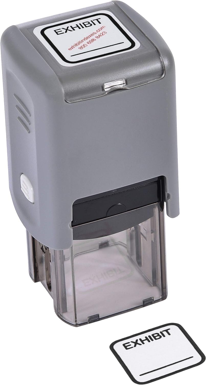 Exhibitindexes® Exhibit Stamp