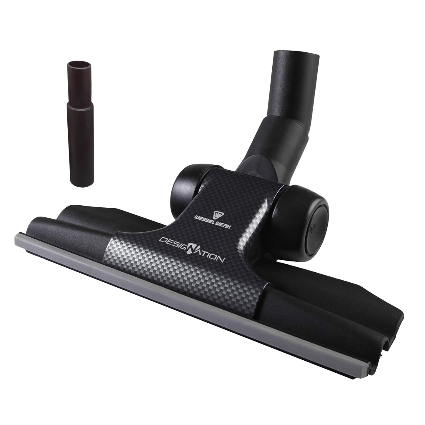 Wessel-Werk RD 285 Designation™ Universal Vacuum Floor Brush Attachment — Ultra-Thin Dual-Surface Nozzle with Edge-to-Edge Cleaning & 1.25-1.5 in. Adapter (Designation™ Universal Nozzle)