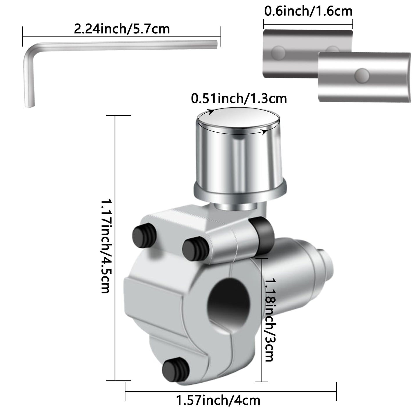 Swakuta 10 Pack Bullet Piercing Valve Kits - BPV-31 Compatible Adjustable Valve for Refrigerator Tap - 1/4, 5/16, 3/8 Inch - Replace BPV31D, AP4502525, GPV14, GPV31, GPV38, GPV56, MPV31