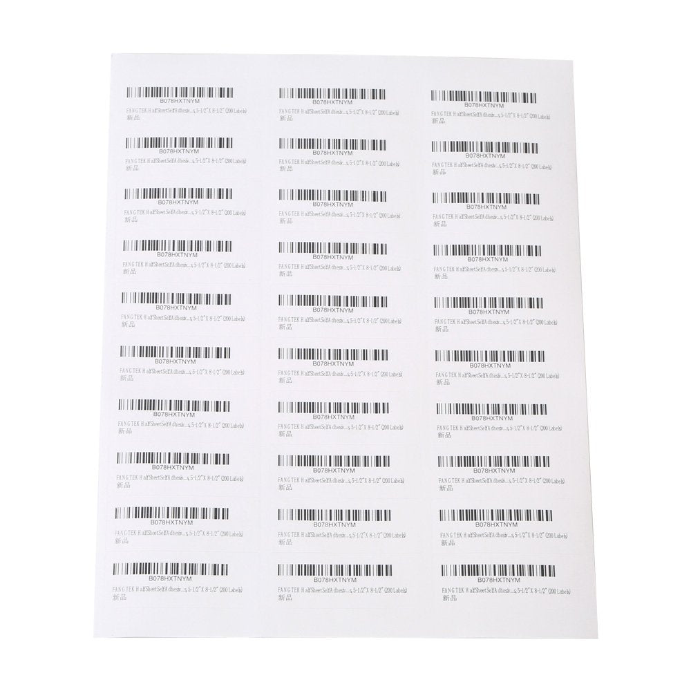 [500Sheet, 15000 Labels] Address Labels 1" x 2-5/8" Sticker Paper for Laser/Ink Jet Printer Mailing Label 8.5"×11" White 30 per Sheet