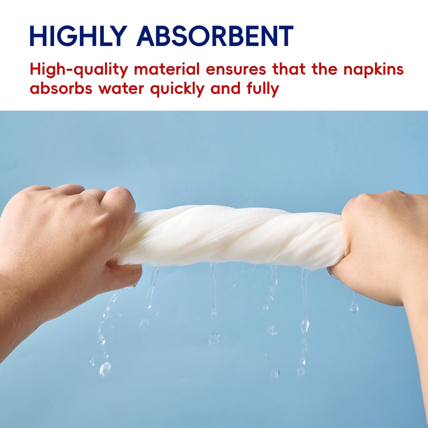 480 Count Disposable Hand Towels, Linen Feel Bathroom Hand Napkins, Soft And Absorbent Paper Napkin for Guest, Disposable Guest Towels for Kitchen, Parties, Weddings