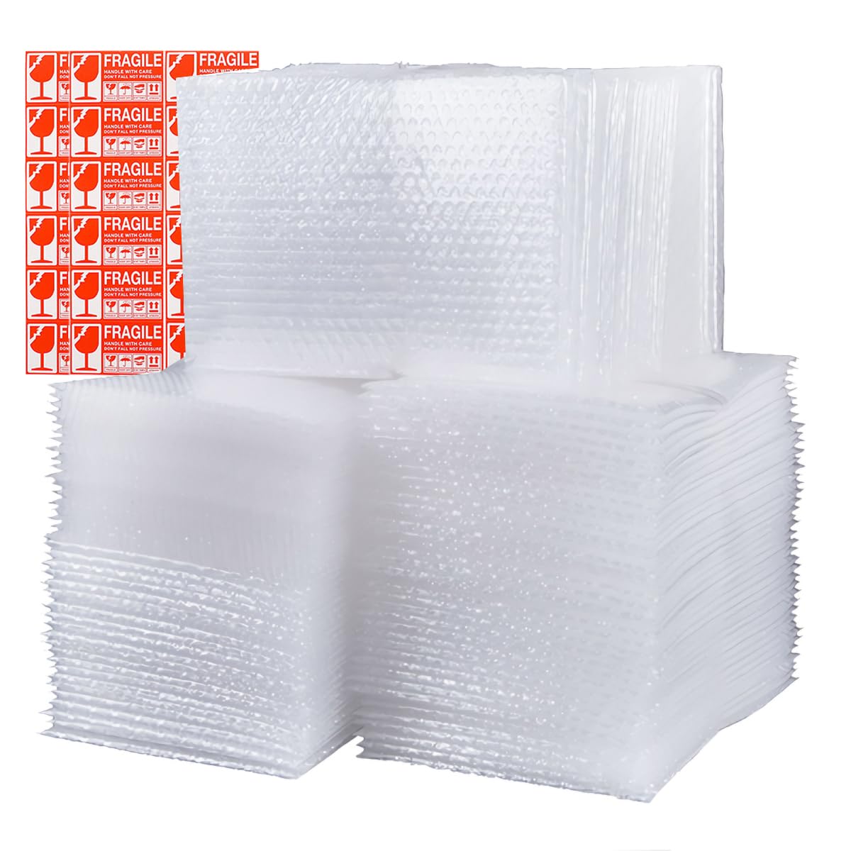 100 Pcs Bubble Pouches, 8''x10'' Bubble Bag for Packing, Which is Anti-Impact Come with Exquisite Sealing Label Storage Packing and Moving.