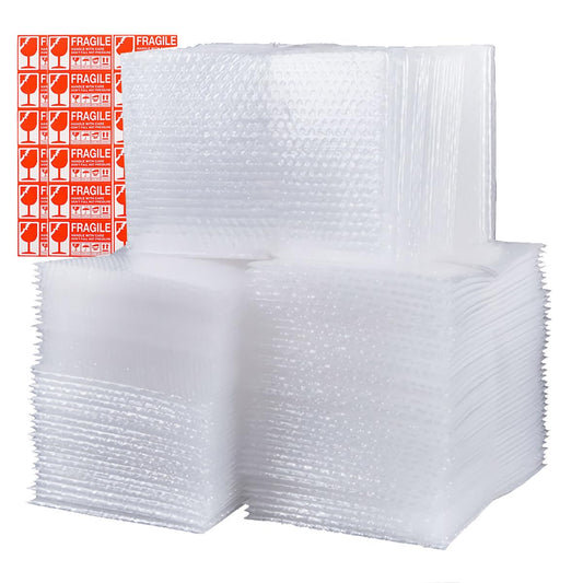 100 Pcs Bubble Pouches, 8''x10'' Bubble Bag for Packing, Which is Anti-Impact Come with Exquisite Sealing Label Storage Packing and Moving.