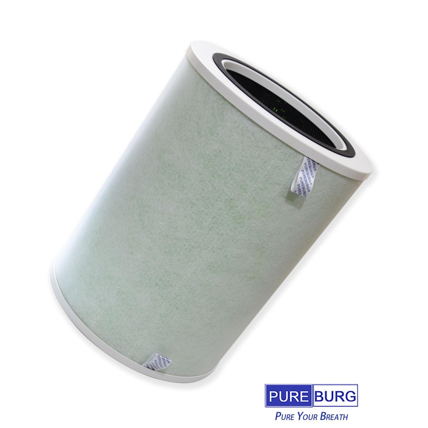 PUREBURG Replacement Filter Compatible with Happi KJ500 Our Happi Air Purifier, True HEPA and Activated Carbon, Multi-Layer Filtration, Pack of 1