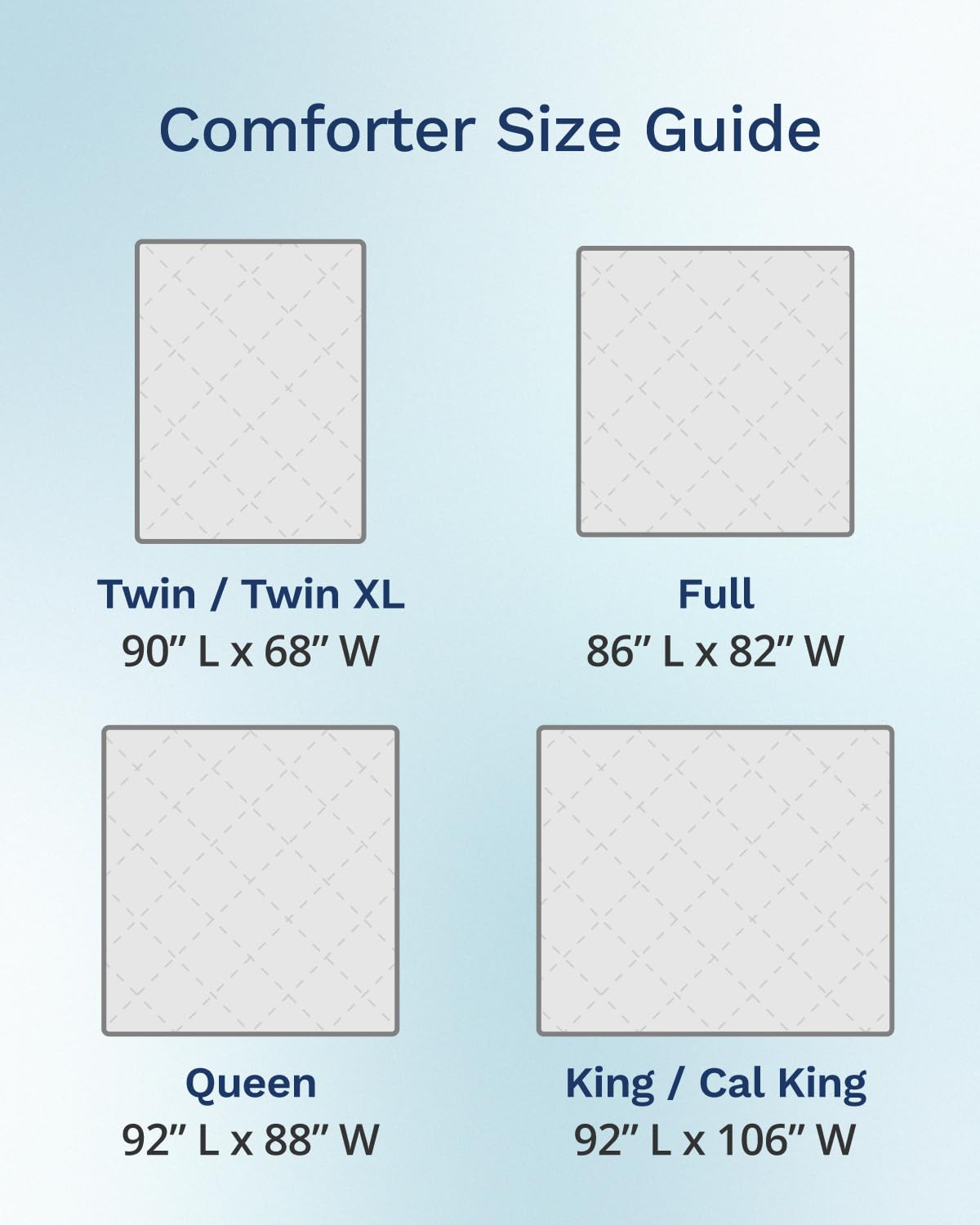 ViscoSoft Twin/Twin XL Comforter - Cloud-Soft Down Alternative Duvet Insert, All Season Cooling Lightweight Reversible Quilted Blanket for Dorm & Guest Bed, Oeko-TEX Certified, Light/Dark Gray