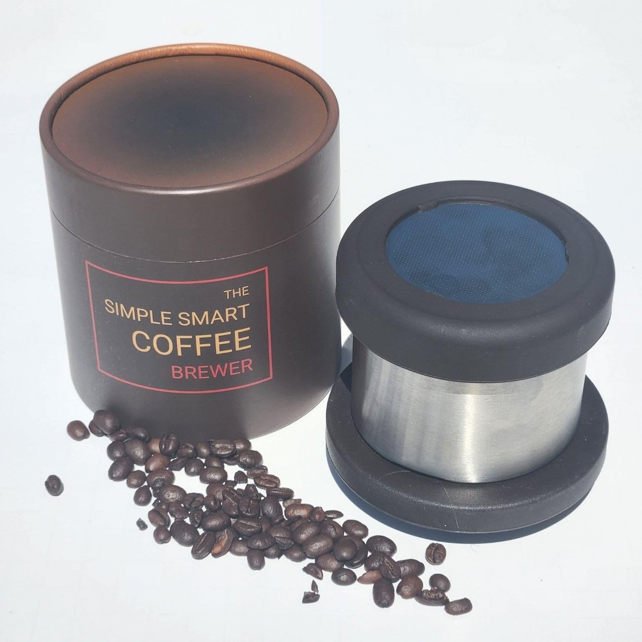 Simplest way to consistently make excellent pour-over coffee - The Simple Smart Coffee Brewer. Pour once, step away, return to a perfectly brewed cup.
