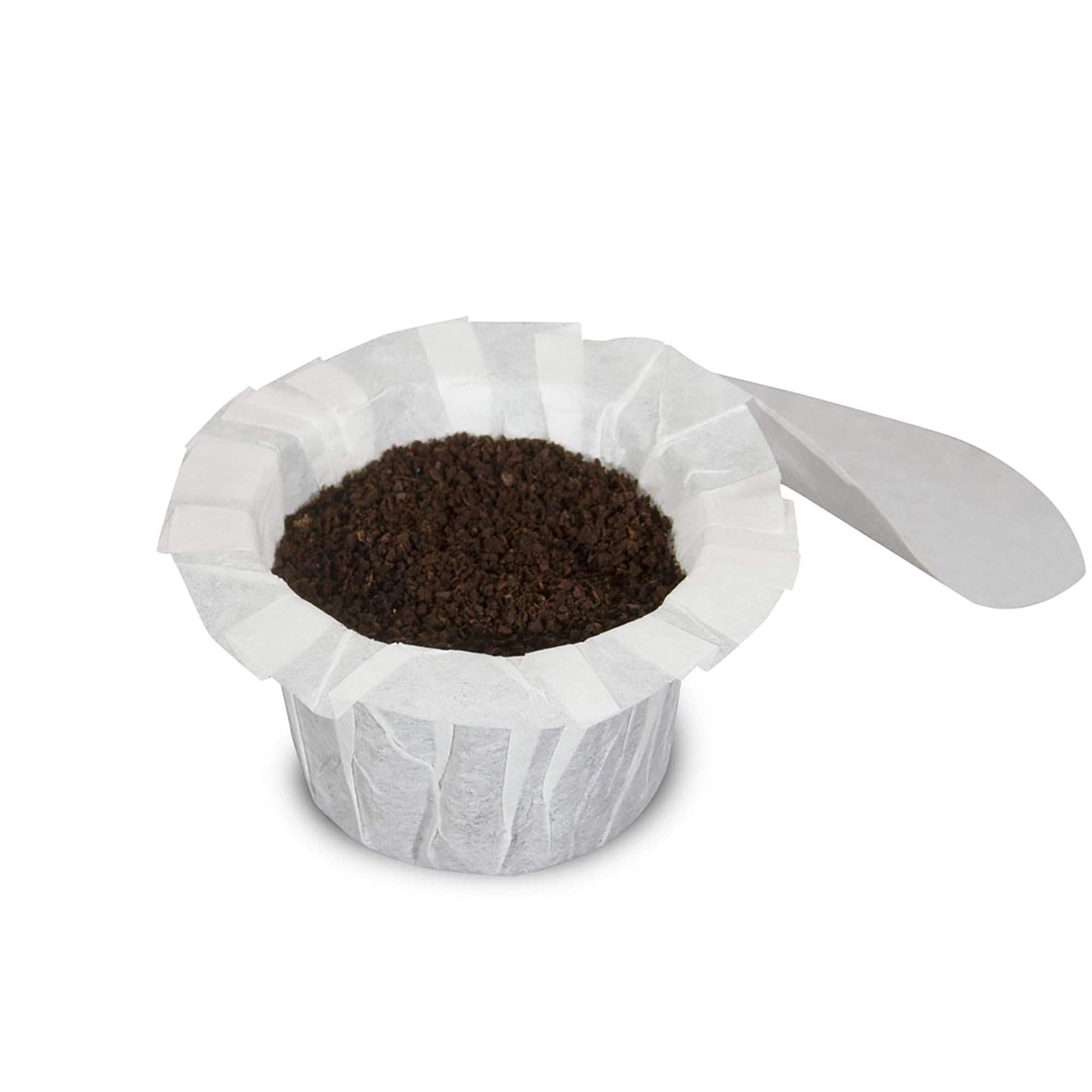 Perfect Pod EZ-Cup Disposable Paper Filters with Patented Lid Design for Reusable Coffee Pods 8-Pack (400 Filters)