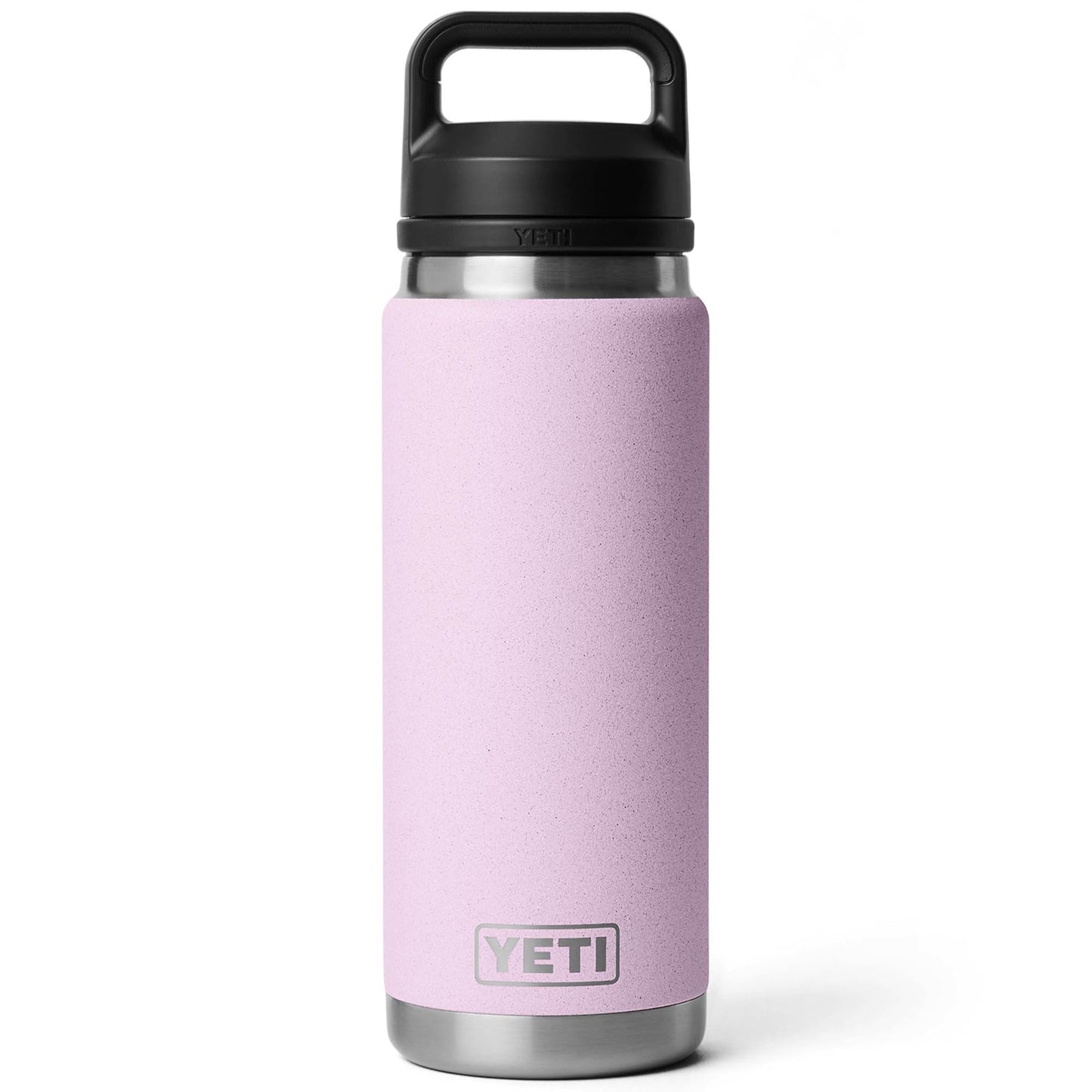 YETI Rambler 26 oz Bottle, Leakproof, Vacuum Insulated, Stainless Steel with Chug Cap, Cherry Blossom - Textured