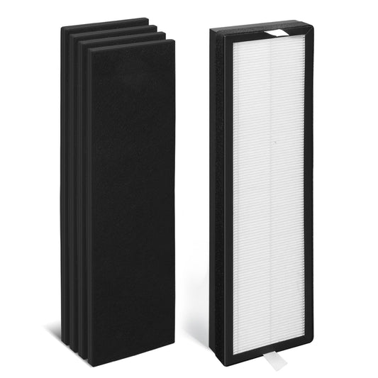 1+4 Set HFD300 Filter Replacement-Compatible with Honeywell Air Genius 3,4,5,6 Series Air Cleaner Purifier,Part#HFD300,HFD310,HFD360,HFD314,HFD323CV1,HFD320 Replacement Filter.