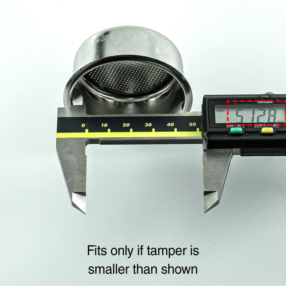 IMS B60 H26 Nano 51mm Precision Filter Basket — Nanotech-Coated Italian IMS Competition — 593 Holes 14-18g — Fits Leverpresso, Dedica EC685, ROK, Casabrews | Premium 304 Stainless Steel