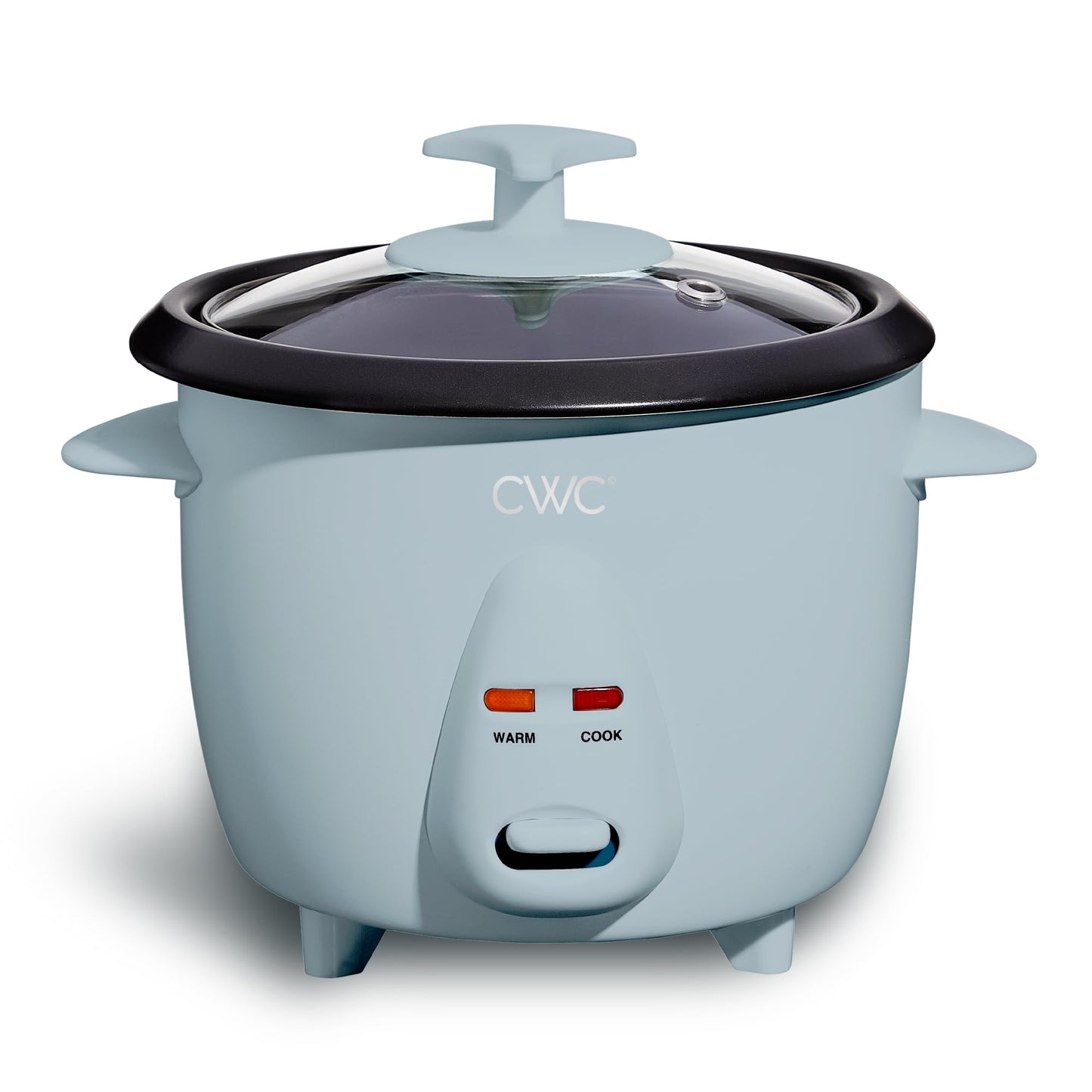 COOK WITH COLOR 6 Cup Rice Cooker 300W - Effortless Cooking and Perfectly, Cooks 3 Cups of Raw Rice for 6 Cups of Cooked Rice, Blue