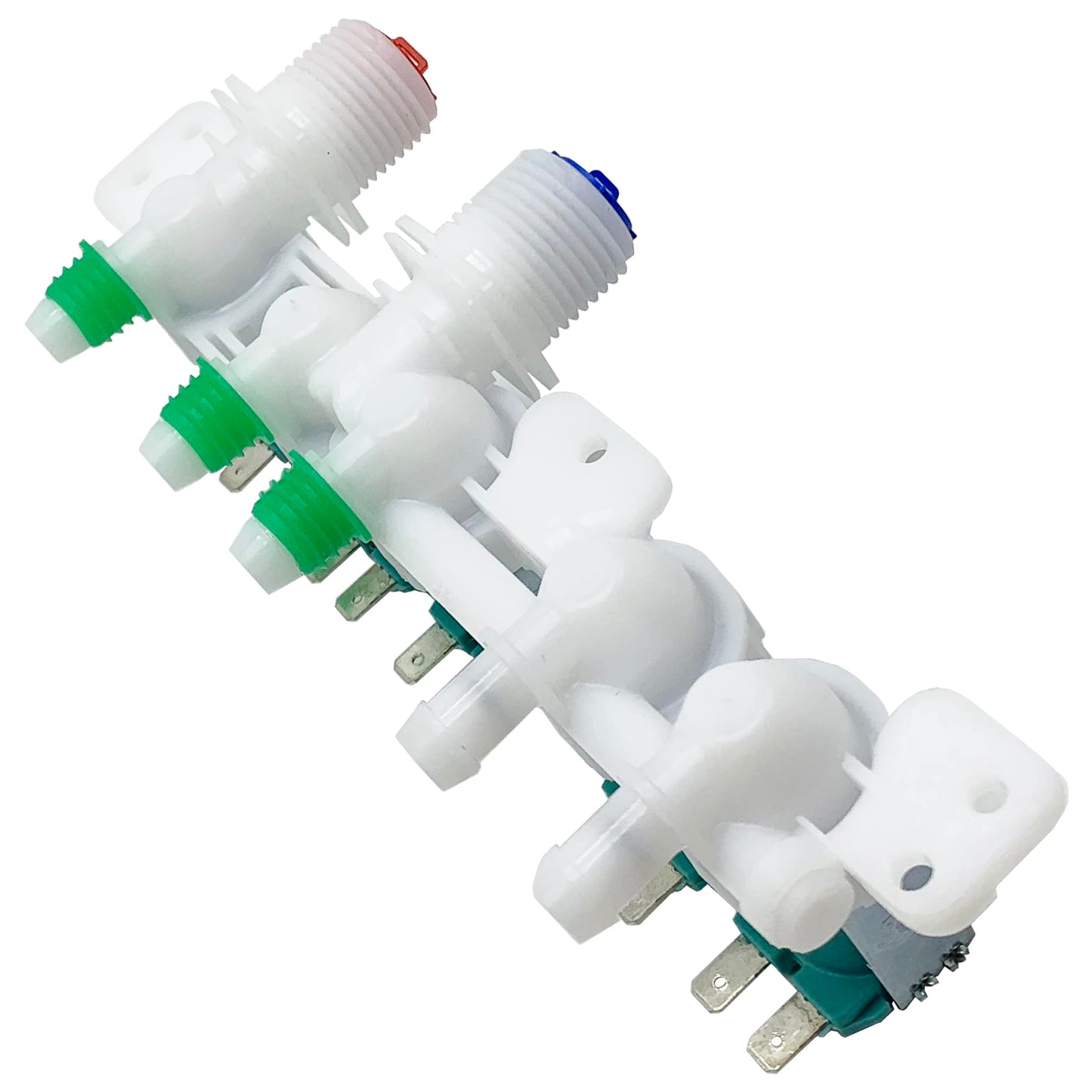 Washer Water Inlet Valve Assembly For Samsung WA48H7400AP/A2 WA48H7400AW/AA WA48H7400AW/A2 WA50F9A7DSP/A2 WA52M7750AV/A4 WA50K8600AV/A2 WA54M8750AV/A4 WA45H7200AW/A2 WA50F9A6DSW/A2 WA48J7700AW/A2