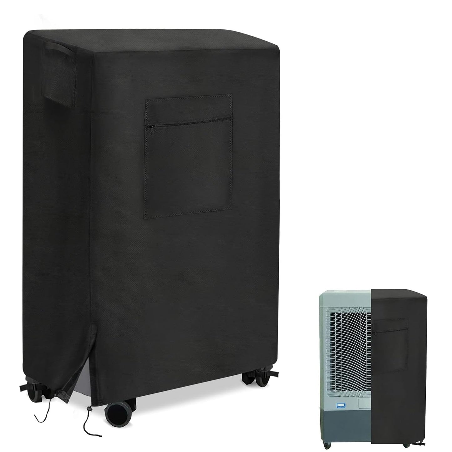 Youlvy Evaporative Air Cooler Cover for Hessaire MC61M / MC61V / M250 5300 CFM Portable Evaporative Cooler, Waterproof Portable Swamp Air Water Cooler Cover for Outdoor Air Conditioner