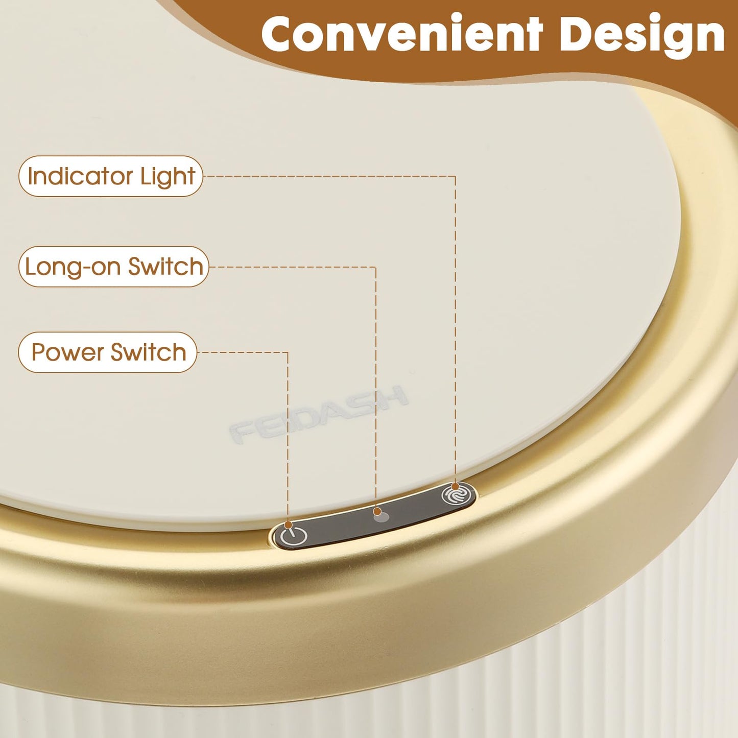 onlcuk Automatic Motion Sensor Bathroom Trash Can with Lid, 3.7 Gallon Touchless Trash Garbage Bin Large Trash Cans Trashcan -White