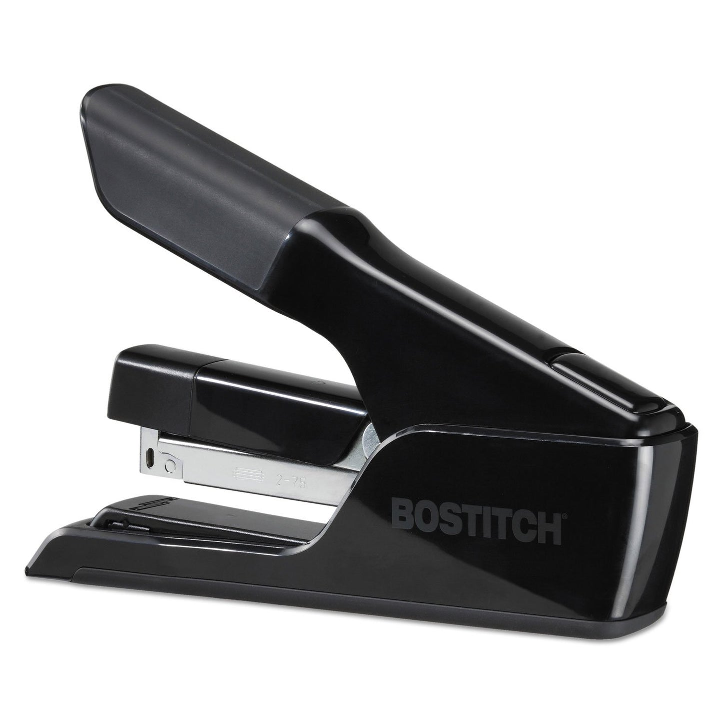 Bostitch Office EZ Squeeze 75 Sheet Flat Clinch Stapler, Reduced Effort, Black (B875)
