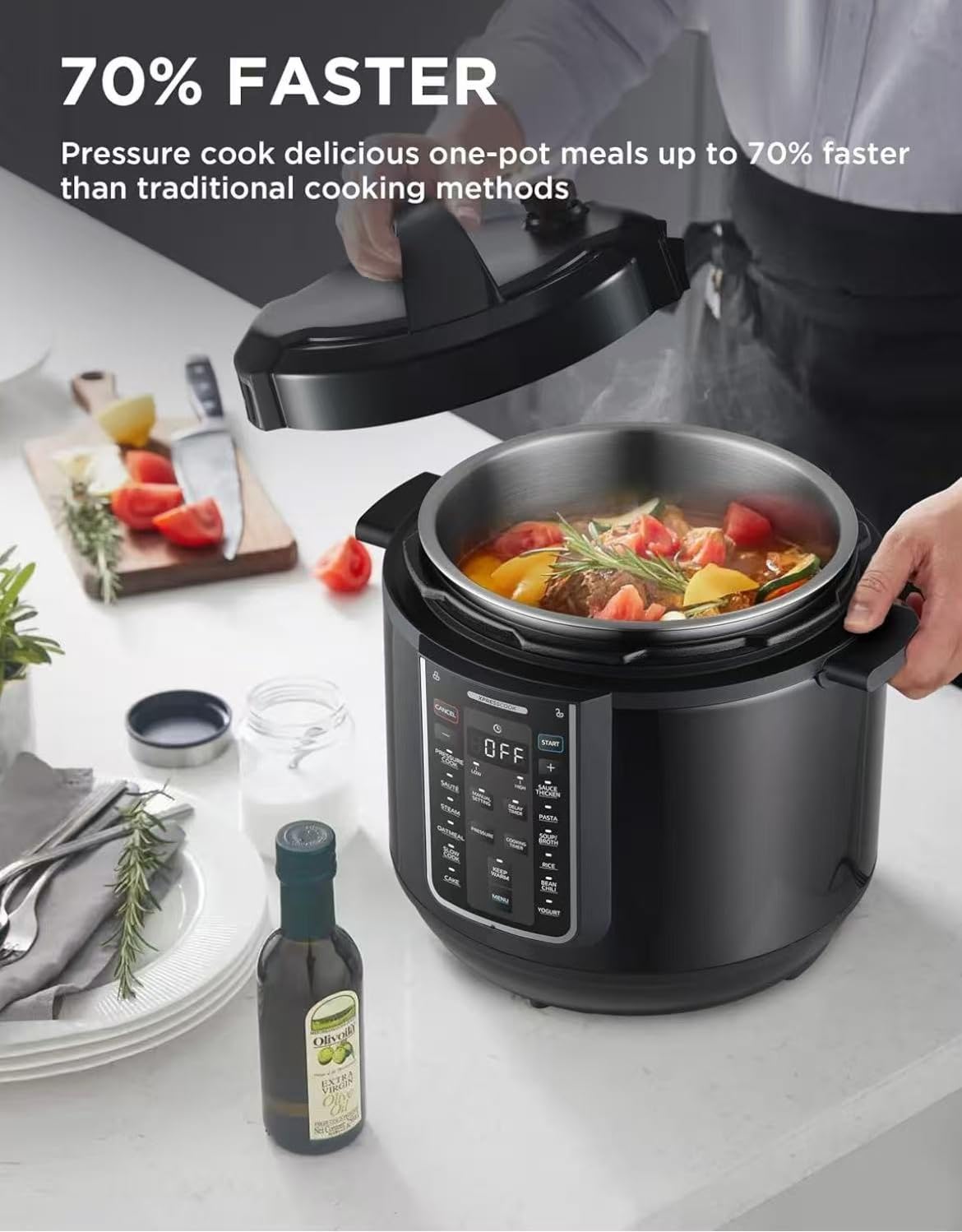 Ingpro Original Heavy Stainless Steel Inner Pot Instant Pot for Pressure Cooker, Rice Cooker Replacement Accessories, Original Manufacture Part (6-Qt)