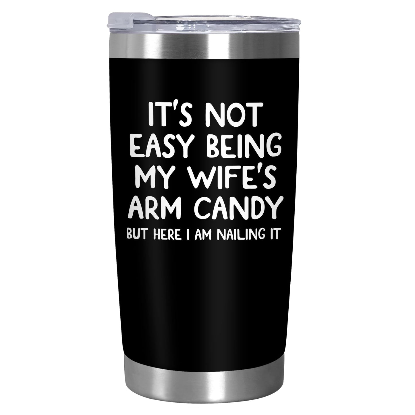 ARVEXO Gifts For Husband from Wife - 20 oz Stainless Steel Insulated Coffee Tumbler with Lid - Fathers Day Anniversary Wedding Birthday Gifts for Him Men Husband from Wife, Presents for Men