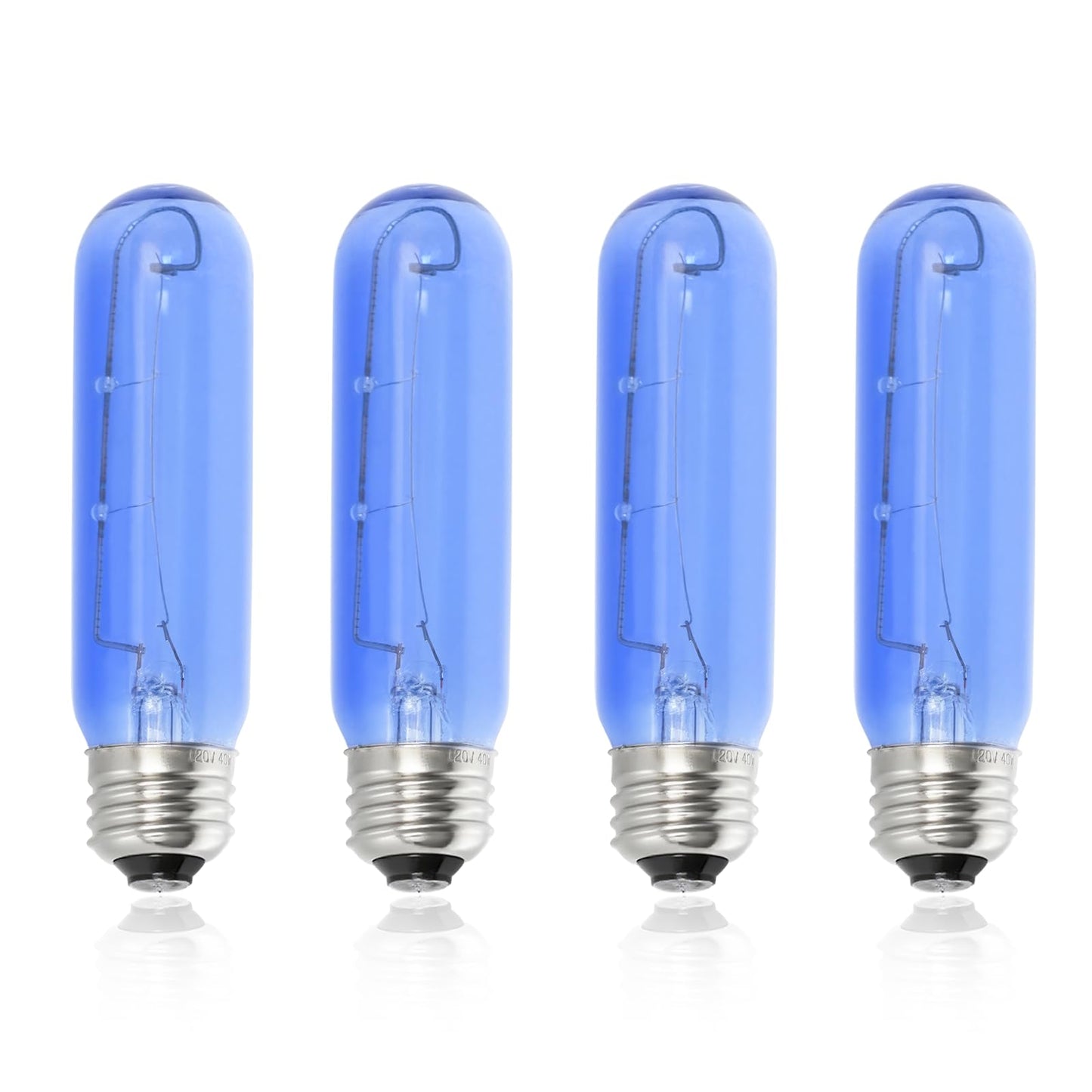 7006999 WLF7006999 Fits for Sub-Zero Compatible Blue Glass Refrigerator Light Bulb, E26 Base, 40W, A15 Shape For Replacement Light bulb 3030040 3030180 48709 7009935 110V-130V ﻿ (4 packs)