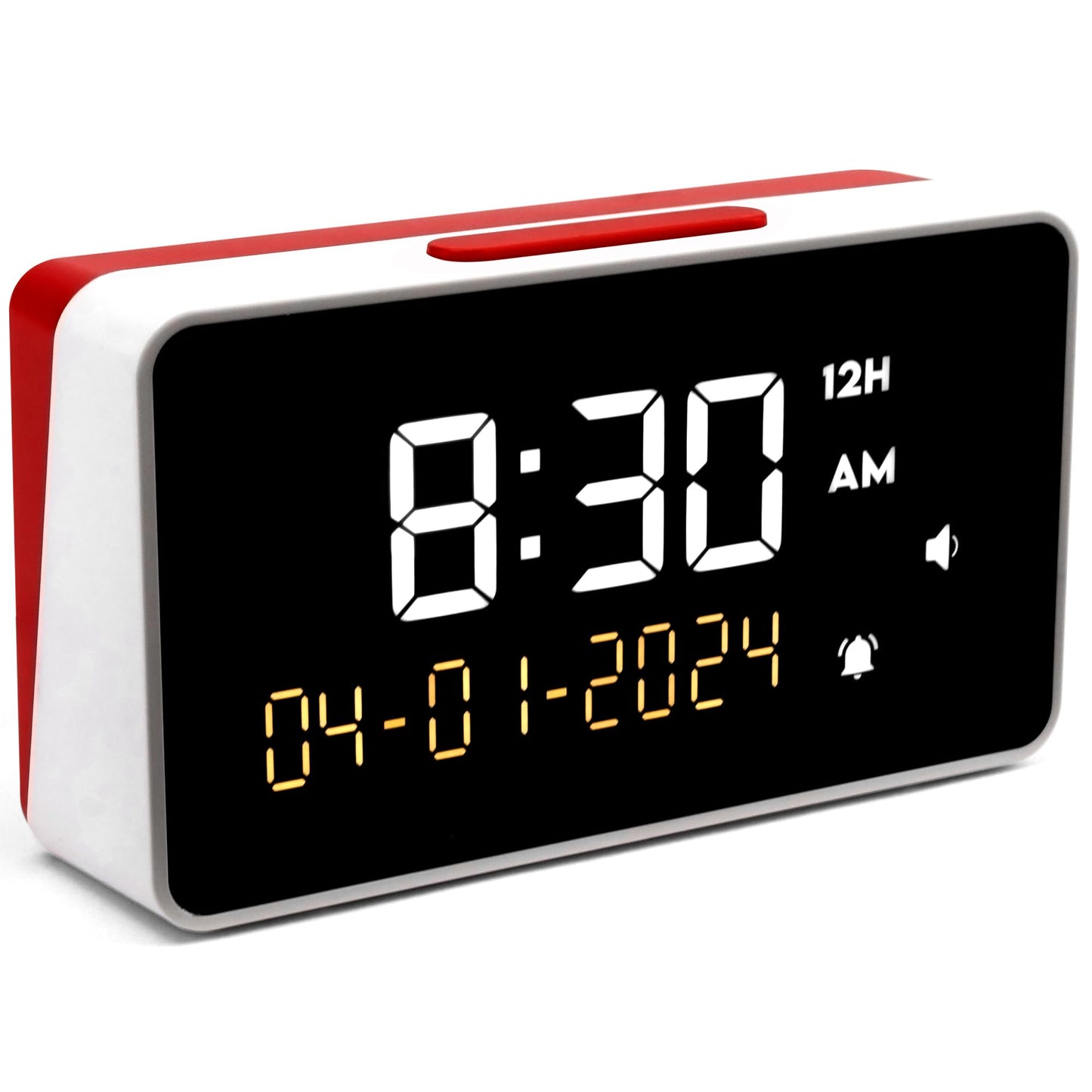 Top Life Talking Clock - Extra Loud Time and Date - for Elderly, Dementia, Hearing or Visually Impaired Seniors - Easy to Use Speaking Help - Clear Neutral Male Voice