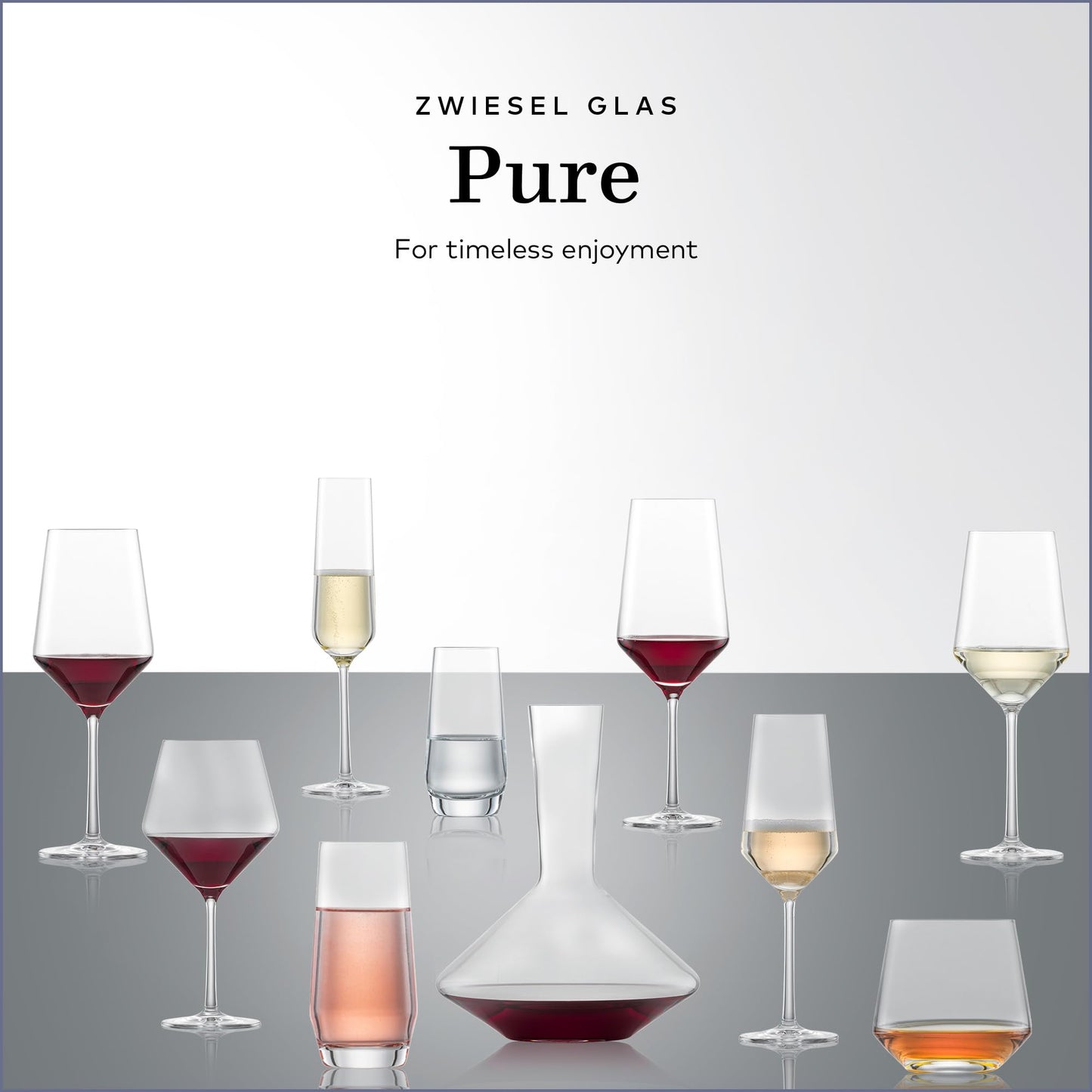 ZWIESEL GLAS Pure Cabernet Red Wine Glass (Set of 6), Graceful Wine Glasses for Red Wine, Dishwasher-Safe Tritan Crystal Glasses, Made in Germany (18 Ounce)