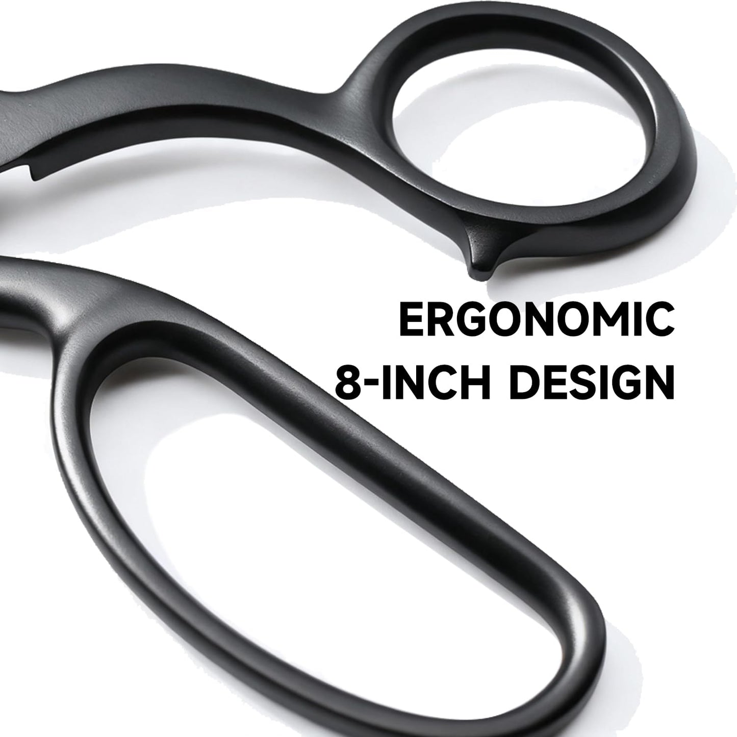 YLaziion 8-Inch Professional Pinking Shears for Fabric Cutting - 5mm Triangle Tooth Fabric Scissors - Black Titanium Coated Stainless Steel Zig Zag Scissors for Sewing, Quilting, Crafts & Dressmaking