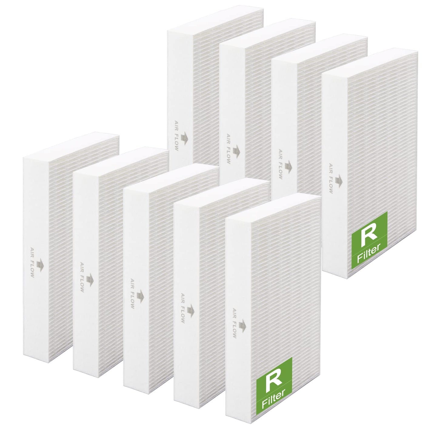 Smilyan 9 Pack Hpa300 HEPA Replacement Filter R for Honeywell HPA300 HPA200 HPA100 HPA090 Series Air Purifier, Compared to HRF-R3 HRF-R2 HRF-R1