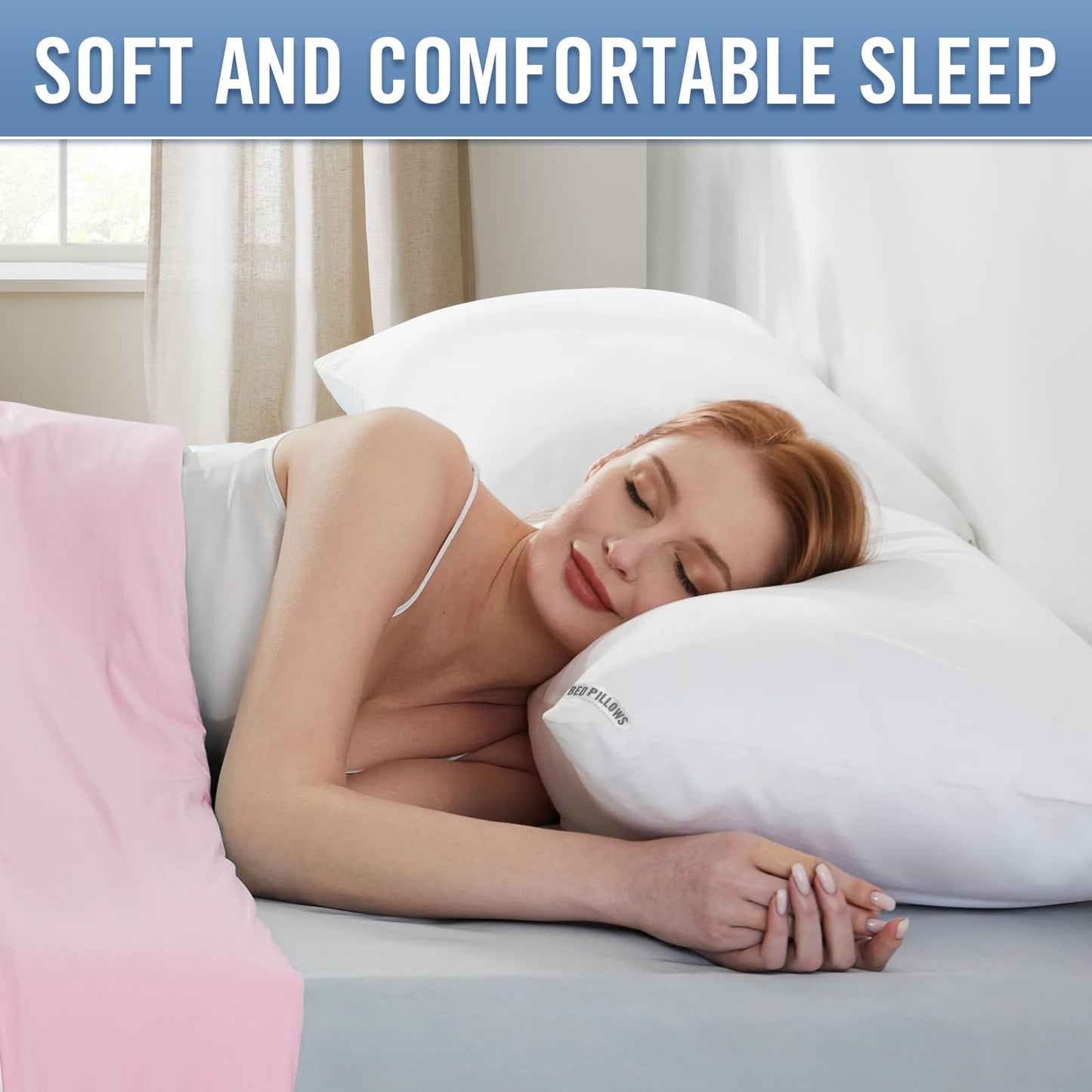 Piwaal Luxury Hotel Pillows for Sleeping 2 Pack,Bed Pillows Queen Size Set of 2,Down Alternative Filling,Pillows for Back,Stomach and Side Sleepers